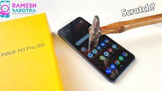 Poco M3 Pro 5G Screen Test Gorilla Glass 3