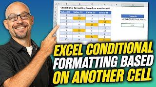 Excel How To Format Cells Based on Another Cell Value with Conditional Formatting