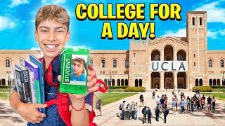 our Son goes to COLLEGE for a Day 11 Years old