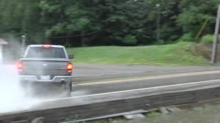 Hydroplaning Truck