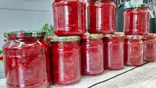 The most delicious borscht dressing for the winter BORSHCH IN WINTER in 15 minutes