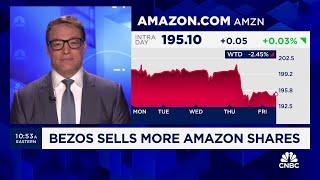 Jeff Bezos sells more Amazon shares