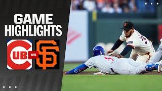 Cubs vs. Giants Game Highlights 62624  MLB Highlights