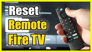 How to Reset Amazon Fire TV Remote & Fix Problems Easy Method