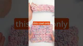 The YARNICORN Cowl #cowl #weareknitters #crochettutorial  #shorts