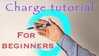 Charge tutorial. Basic penspinning trick for beginners. Learn How to Spin A Pen - In Only 1 Minute