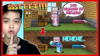 PRANK MOMON DENGAN BANGUN RUANG RAHASIA DIBAWAH RUMAH MOMON  Feat @sapipurba Minecraft