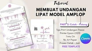 Cara Print Undangan Sendiri Dengan Printer Rumahan Buat Undangan Sendiri Full Tutorial