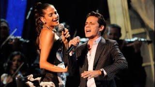 Natalia Jiménez y Marc Anthony cantando “Recuérdame”  Premios Juventud