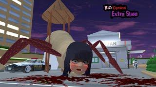 MIO becomes Cursed Extra Slide Zombie   SAKURA School Simulator Horror Drama 