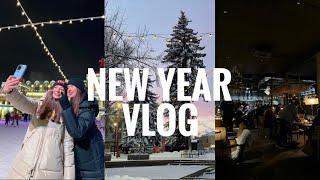 Новогодний VLOG  Новые места распаковка подарков каток зимний Нижний