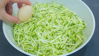 Zucchini with eggs is better than meat Simple Easy and delicious zucchini recipes