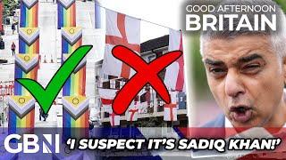 Enough is enough Sadiq Khan accused of SNUBBING St Georges flag for Gay Pride DESPITE Euros
