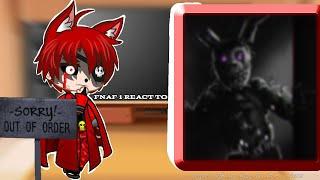 FNAF 1 React to Springtrap  +Marionette  SAD 