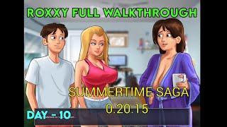 Roxxy Full Walkthrough Summertime Saga 0.20.15  Roxxy Complete Storyline Day - 10