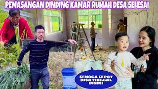 PERBAIKAN KAMAR RUMAH DESA TERPENCIL SELESAI SEBENTAR LAGI SUDAH BISA TINGGAL DISINI