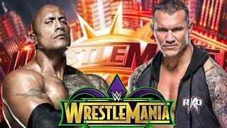 WWE - The Rock Vs Randy OrtonWrestlemania 36