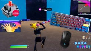 Ducky One 3 Mini Keyboard Sounds  ASMR  Smooth Fortnite Bios ZoneWars Gameplay 240FPS