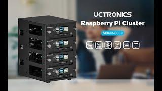 UCTRONICS New Desktop Cluster Case for Raspberry Pi 4