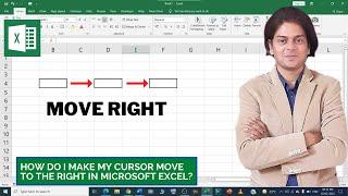 Bagaimana cara memindahkan kursor ke kanan di Excel?
