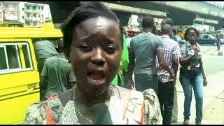 MUST WATCH Female Agbero with cane in Nigeria - real-life Nigerian Movies