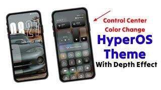 Hyperos Colour Change Control Centre  Supported Theme