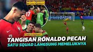 Semua Sayang Ronaldo Lihat Bagaimana Cara Pemain Portugal Tenangkan Ronaldo Di Laga Lawan Slovenia