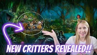 Tianas Bayou Adventure UPDATE Meet the NEW Audio-Animatronic CRITTERS