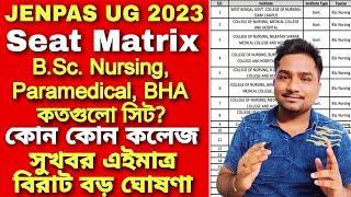 JENPAS UG 2023 Seat Matrix JENPAS UG 2023 Counselling JENPAS UG 2023 Cut off marksJENPAUH Seat