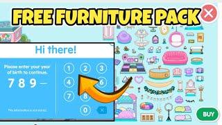 MONTH OF JULY FREE FURNITURE PACK TOCA BOCA TOCA BOCA FREE CODES