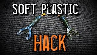 ULTIMATE Soft Plastic HACK - Stop Your Soft Plastics From Slipping - Googan Squad Love Grub