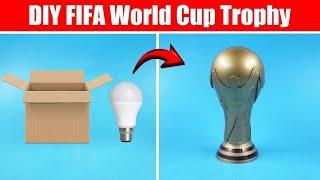 How to Make FIFA World Cup Trophy  DIY FIFA World Cup Trophy