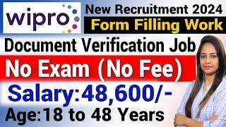 Wipro Recruitment 2024WIPRO Work From Home Jobs Technical Government JobGovt Jobs Aug 2024 Sep