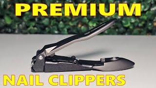 Nail Clippers With Clippings Catcher HEAVY DUTY PREMIUM Velkomin