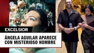 Ángela Aguilar aparece con misterioso hombre en Premios Platino