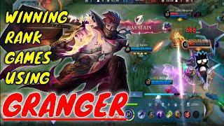 Winning Mythic Rank Matches Using Granger  Mobile Legends Bang Bang