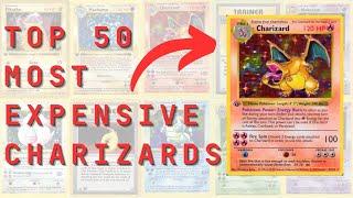 Top 50 Most Expensive Pokémon Charizard Cards #pokemon #charizard #pokemontcg