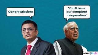 CJI Chandrachud Congratulates Kapil Sibal On His Supreme Court Bar Association President Victory