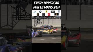 Every HYPERCAR For The 24 HOURS Of LE MANS #shorts #lemans #wec