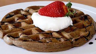 Eggless Chocolate Waffles  Easy To Make Eggless Chocolate Waffles At Home   Kanaks Kitchen