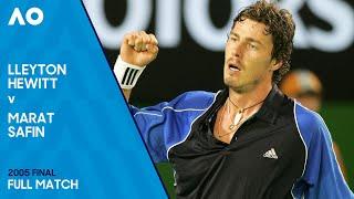 Lleyton Hewitt v Marat Safin Full Match  Australian Open 2005 Final