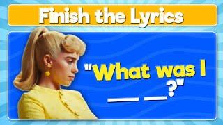 Finish the Lyrics  Popular 2023 Songs Music Quiz