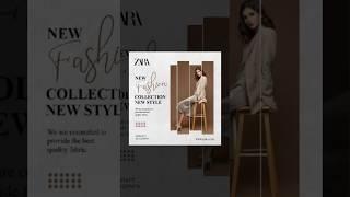 Fashion Social Media Post Design in Adobe Photoshop  #photoshop #shortsviral