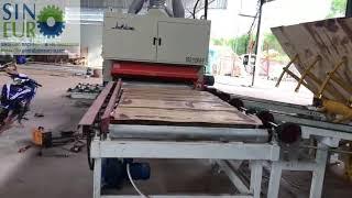 Plywood machine I 3 head heavy duty plywood calibration sanding machine automatic line 2020