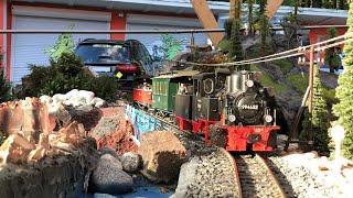 LGB Gartenbahn Fichtenexpress in Spur G am Erlebnishotel Fichtenhäusel Erzgebirge