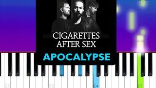 Cigarettes After Sex - Apocalypse Piano Tutorial