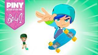 PINY Institute Of New York - Skater Boy S1 - EP42  Cartoons in English for Kids