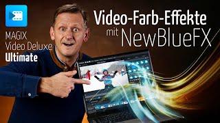 MAGIX Video Deluxe Video-Farb-Effekte mit NewBlueFX