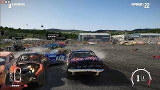 Madman Stadium Demolition Arena Car War Games Wreckfest Pc Gameplay FHD