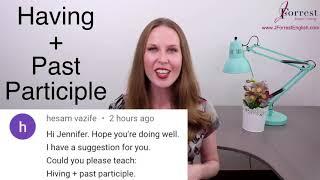 Having + past participle #english videos